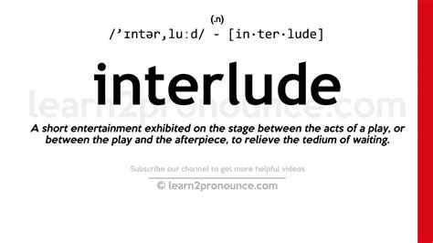 interlude meaning music: The Symphony of Words and Music